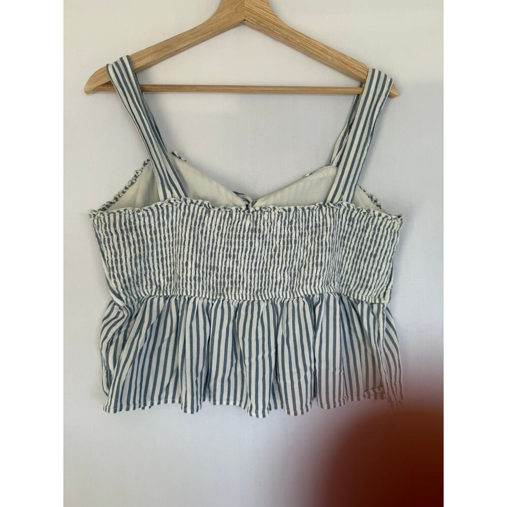American Eagle Striped Tank Top- Size Large - Picture 5 of 6
